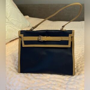 Janie & Jack navy blue purse
